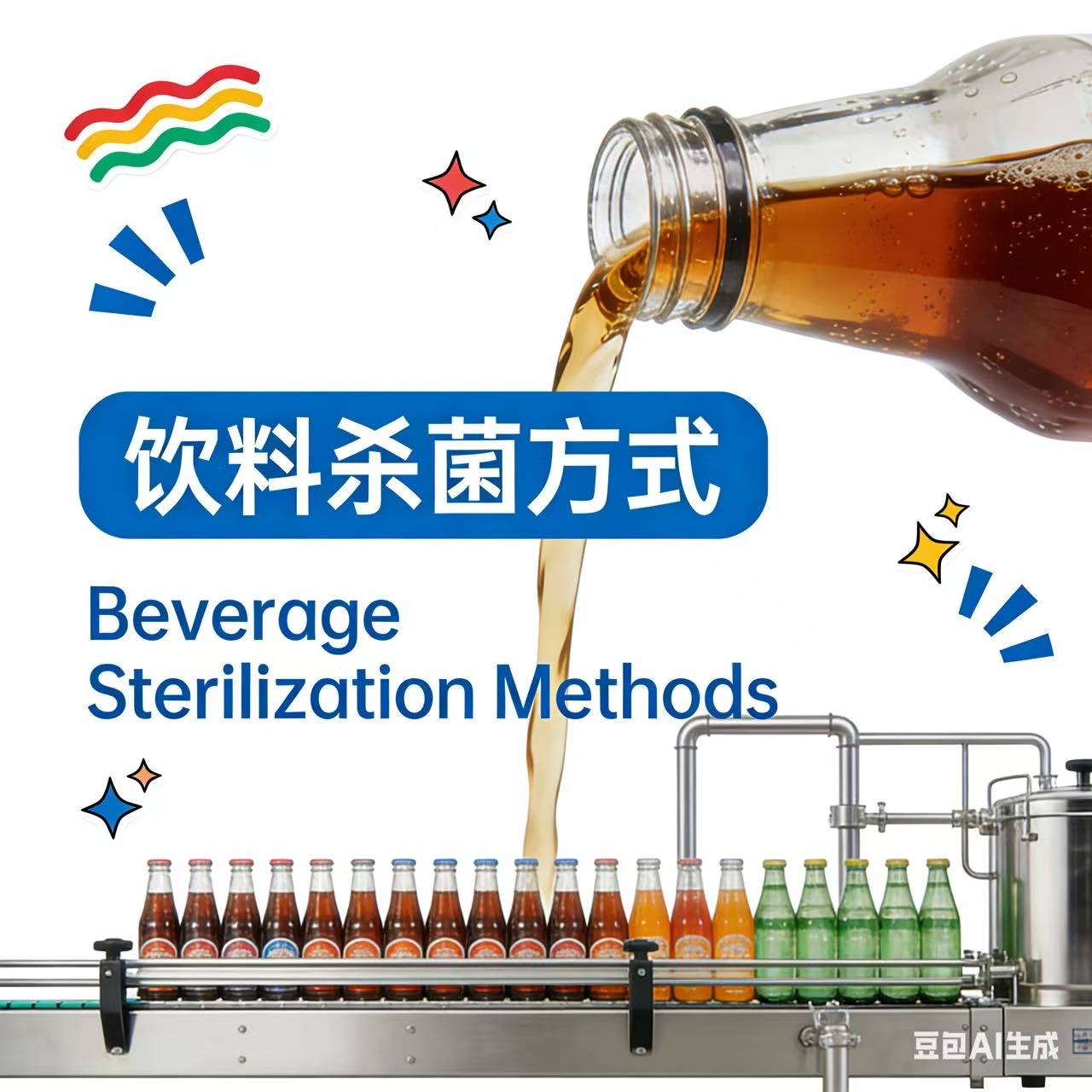 Sterilization methods and applications of beverages